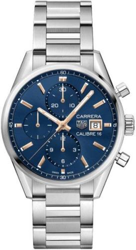 TAG Heuer Herreklokke CBK2115.BA0715 Carrera Blå/Stål Ø41 mm