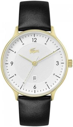 Lacoste Herreklokke 2011117 Hvit/Lær Ø42 mm