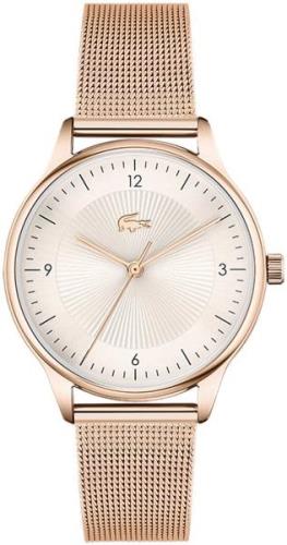 Lacoste Dameklokke 2001170 Rosegullfarget/Rose-gulltonet stål Ø34 mm