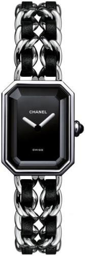 Chanel Dameklokke H0451 Premiere Sort/Stål 15x19.5 mm