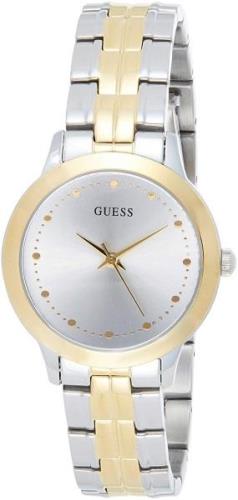 Guess Dameklokke W0989L8 Sølvfarget/Gulltonet stål Ø30 mm