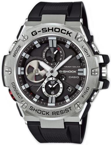 Casio Herreklokke GST-B100-1AER G-Shock Sort/Resinplast Ø58.1 mm