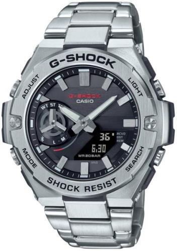 Casio Herreklokke GST-B500D-1AER G-Shock Grå/Stål Ø46.6 mm