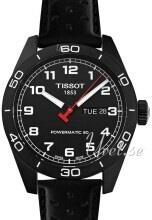 Tissot Herreklokke T131.430.36.052.00 Powermatic 80 Sort/Lær Ø42 mm