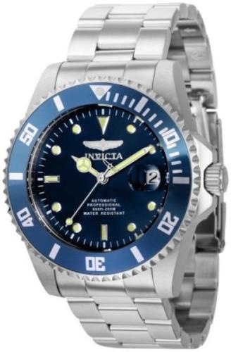 Invicta Herreklokke 36972 Pro Diver Blå/Stål Ø44 mm