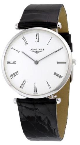 Longines Herreklokke L4.755.4.11.2 Grande Classique Hvit/Lær Ø36 mm