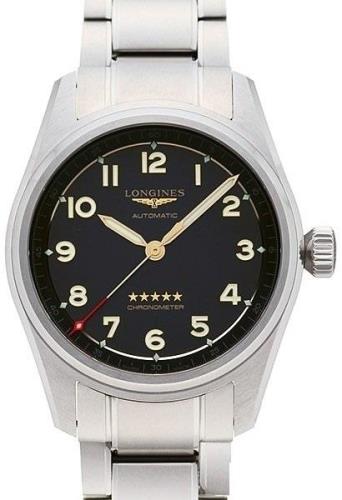 Longines Herreklokke L3.810.1.53.6 Spirit Sort/Stål Ø40 mm