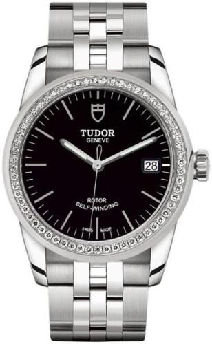 Tudor M55020-0008 Glamour Date Sort/Stål Ø36 mm