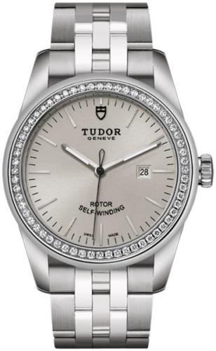 Tudor Dameklokke M53020-0004 Glamour Date Sølvfarget/Stål Ø31 mm