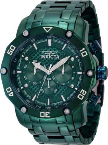 Invicta Herreklokke 40676 Pro Diver Grønn/Stål Ø50 mm