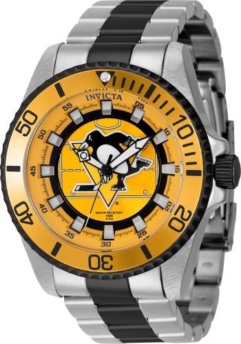 Invicta Herreklokke 42242 NHL Flerfarget/Stål Ø47 mm