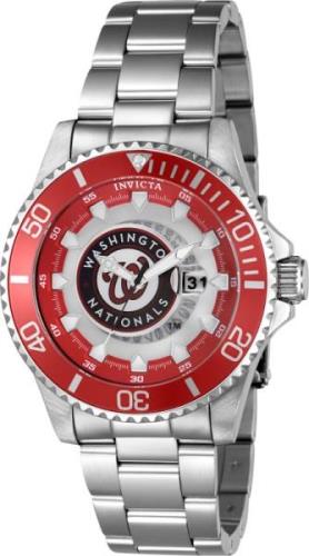 Invicta Herreklokke 43483 MLB Rød/Stål Ø47 mm