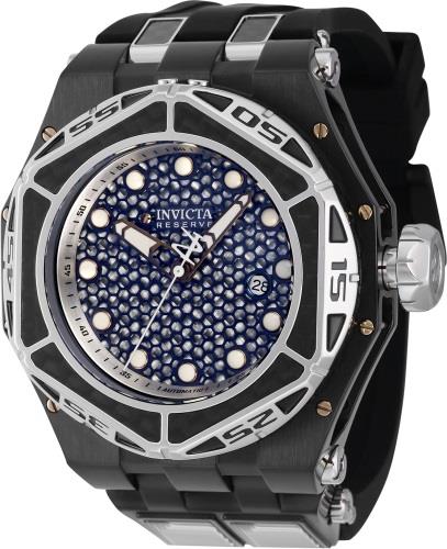 Invicta Herreklokke 38911 Carbon Hawk Blå/Plast Ø54.5 mm