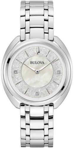 Bulova Dameklokke 96P240 Classic Sølvfarget/Stål Ø35 mm