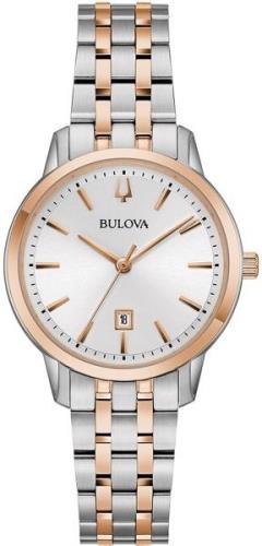 Bulova Dameklokke 98M137 Classic Sølvfarget/Stål Ø31 mm