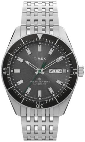 Timex Herreklokke TW2V24900 The Waterbury Grå/Stål Ø40 mm