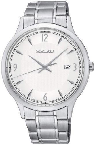 Seiko Herreklokke SGEH79P1 Classic Sølvfarget/Stål Ø40 mm