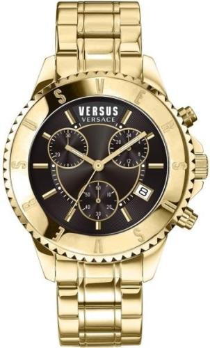 Versus by Versace Herreklokke VSPGN2419 Tokyo Chrono Sort/Gulltonet