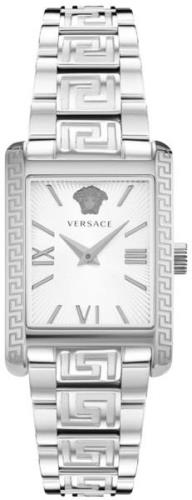 Versace Dameklokke VE1C00722 Tonneau Sølvfarget/Stål Ø33 mm