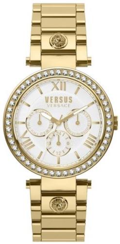 Versus by Versace Dameklokke VSPCA5221 Camden Market Hvit/Gulltonet