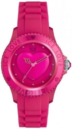 Ice Watch Dameklokke LO.PK.U.S.10 Rosa/Gummi Ø38 mm