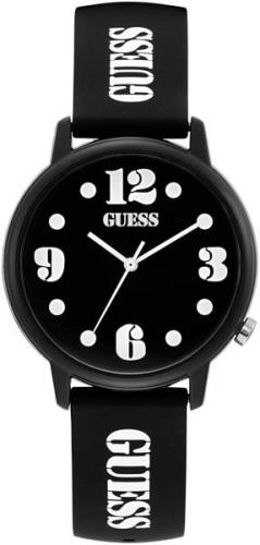 Guess Dameklokke V1042M3 Sort/Gummi Ø38 mm