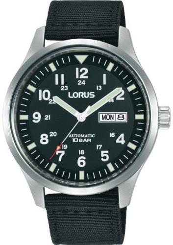 Lorus Herreklokke RL411BX9 Classic Sort/Tekstil Ø42 mm