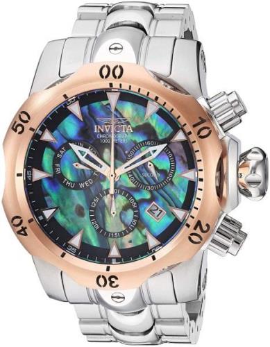 Invicta Herreklokke 29647 Venom Grønn/Stål Ø53.7 mm