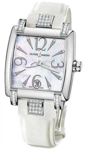 Ulysse Nardin Dameklokke 133-91C-691 Ladies Caprice Hvit/Tekstil Ø34