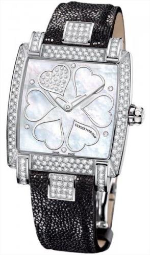 Ulysse Nardin Dameklokke 133-91AC-HEART Ladies Caprice Hvit/Lær Ø34