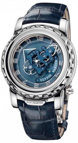 Ulysse Nardin Herreklokke 020-81 Complicated Freak Blå/Lær Ø44.5 mm