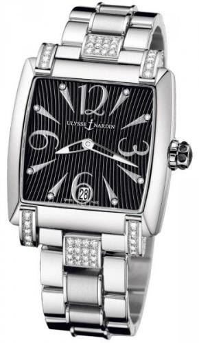 Ulysse Nardin Dameklokke 133-91C-7C-06-02 Ladies Caprice Sort/Stål