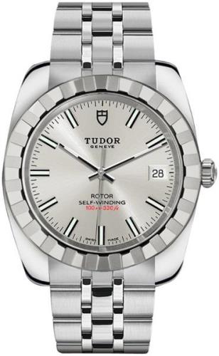 Tudor 21010-0004 Classic Date Sølvfarget/Stål Ø38 mm