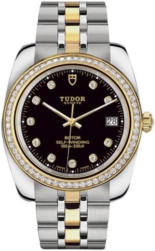 Tudor 21023-0008 Classic Date Sort/Gulltonet stål Ø38 mm