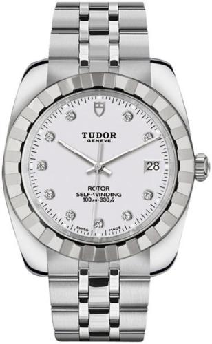 Tudor 21010-0015 Classic Date Hvit/Stål Ø38 mm