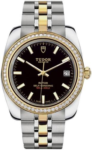 Tudor 21023-0001 Classic Date Sort/Gulltonet stål Ø38 mm