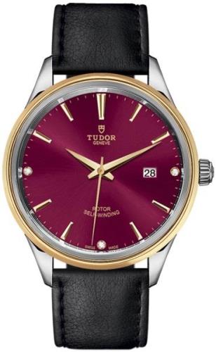 Tudor Herreklokke 12703-0016 Style Rød/Lær Ø41 mm