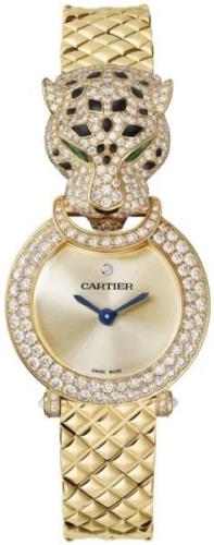 Cartier Dameklokke HPI01509 La Panthère Gullfarget/18 karat gult