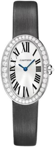 Cartier Dameklokke WB520008 Baignoire Sølvfarget/Sateng Ø31.6 mm