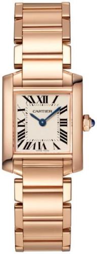 Cartier Dameklokke WGTA0029 Tank Francaise Sølvfarget/18 karat rosé