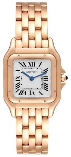 Cartier Dameklokke WGPN0007 Panthere De Sølvfarget/18 karat rosé