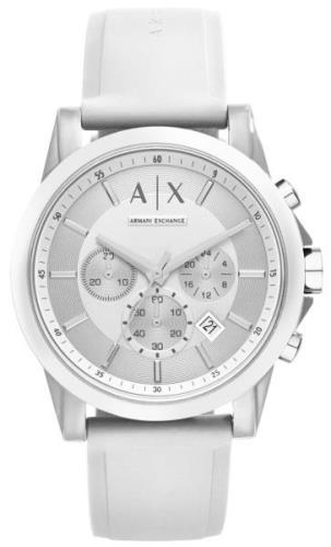 Armani Exchange Herreklokke AX1325 Smart Hvit/Gummi Ø44 mm