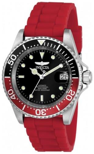 Invicta Herreklokke 23680 Pro Diver Sort/Gummi Ø39 mm