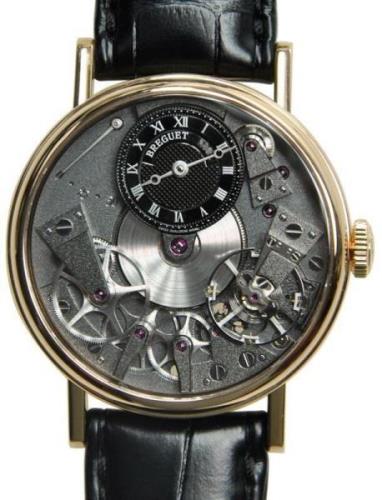 Breguet Herreklokke 7027BR-G9-9V6 Tradition Skjelettkuttet/Lær Ø37