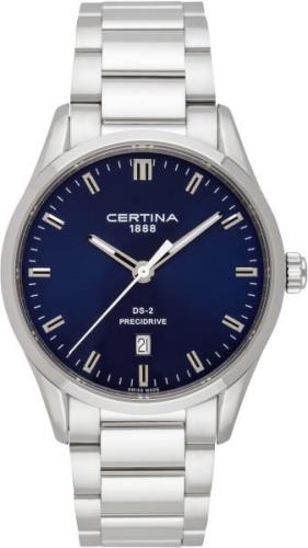 Certina Herreklokke C024.410.11.041.20 DS 2 Blå/Stål Ø40 mm