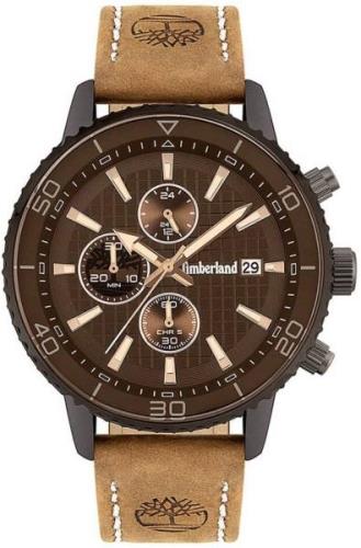 Timberland Herreklokke TBL15952JYU02 Brun/Lær Ø44 mm