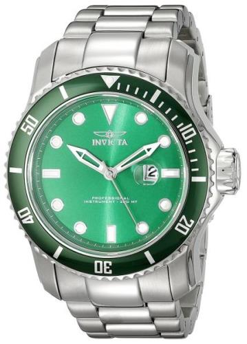 Invicta Pro Diver Herreklokke 20096 Grønn/Stål Ø48 mm