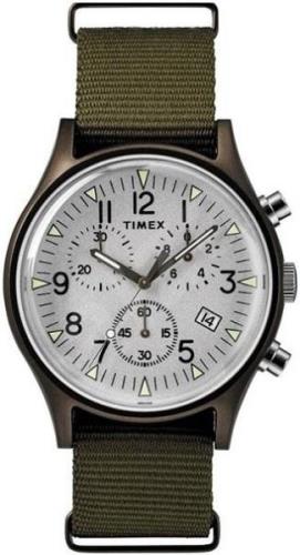 Timex 99999 Herreklokke TW2R67900D7 Hvit/Tekstil Ø40 mm