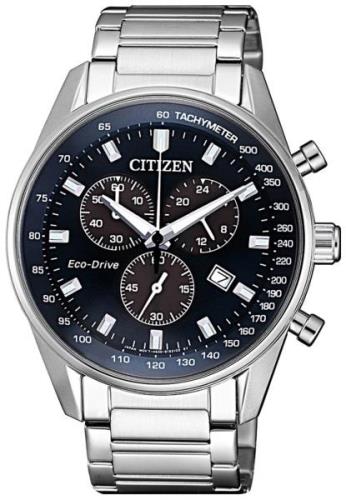 Citizen Chrono Herreklokke AT2390-82L Blå/Stål Ø40 mm