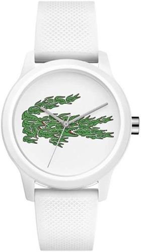 Lacoste 99999 Dameklokke 2001097 Hvit/Gummi Ø36 mm